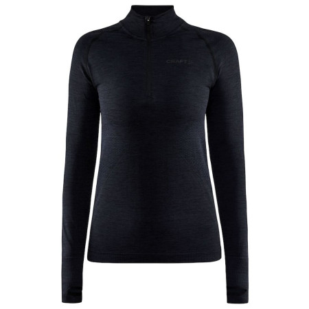 Damen-Funktionsshirt Craft Core Dry Active Comfort Zip schwarz Black
