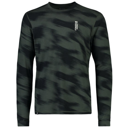 Herren-Funktionsshirt Mons Royale Cascade Merino Flex 200 Ls Rosin Motion grau/schwarz RosinMotion