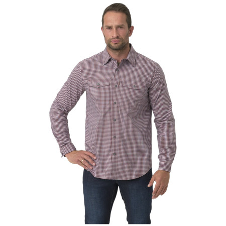Herrenhemd Helikon-Tex Covert Concealed Carry Shirt rot/weiß Scarlet Flame Checkered