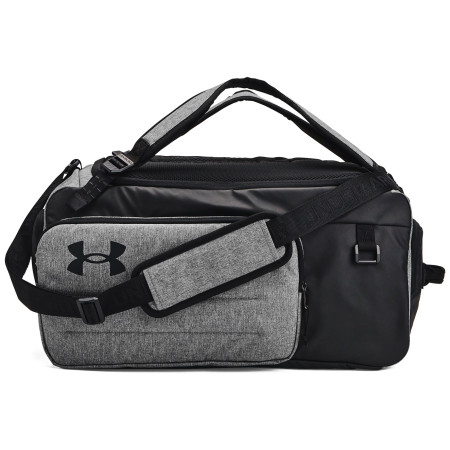 Sporttasche Under Armour Contain Duo MD BP Duffle grau/schwarz CastlerockMediumHeather/Black/White