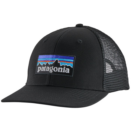 Baseballmütze Patagonia P-6 Logo Trucker Hat schwarz Black