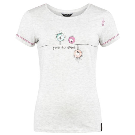 Damen-Funktionsshirt Chillaz Saile Same But Different hellgrau Light Grey Melange