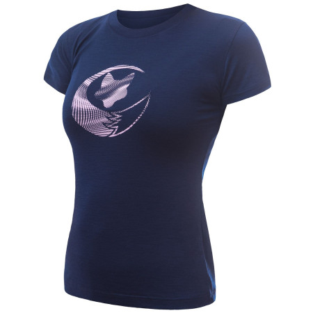 Damen-T-Shirt Sensor Merino Active Pt Fox dunkelblau Deep Blue