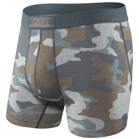 Boxershorts Saxx Vibe Boxer Brief grau/braun GreySupersizeCamo