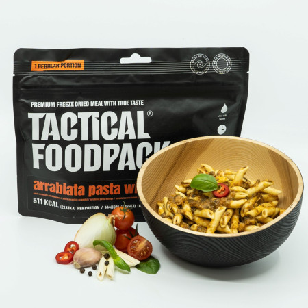 Nahrung Hauptspeise Tactical Foodpack Arrabiata Pasta with Chicken 115g