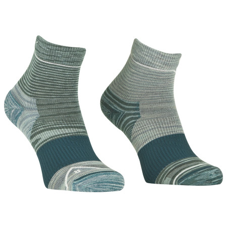 Damensocken Ortovox Alpine Quarter Socks W blau/grau ice waterfall