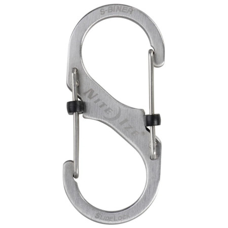 Hilfskarabiner Nite Ize S-Biner SlideLock #3 silber