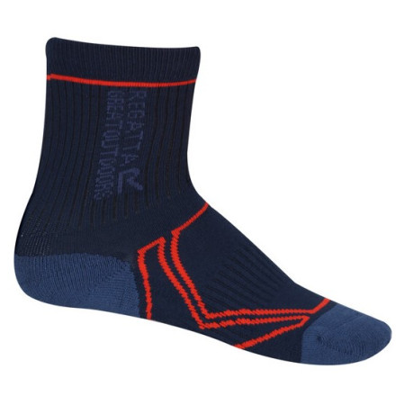Kindersocken Regatta 2 Season TrekTrail blau Navy/Ambglow