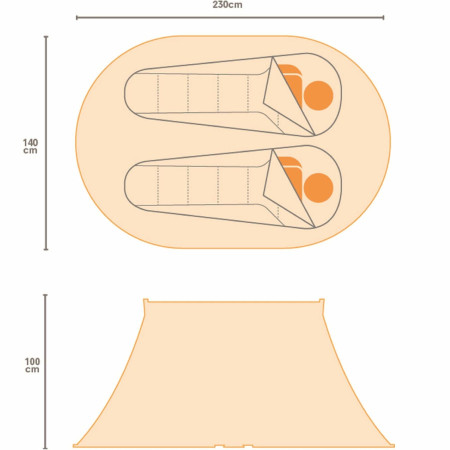 Wanderzelt Regatta Malawi 2 (Print)