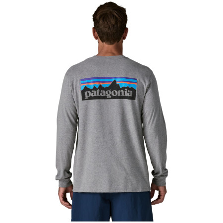 Herren-T-Shirt Patagonia P-6 Logo Responsibili Tee LS