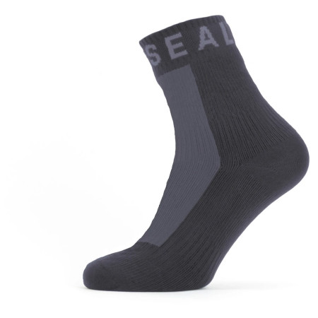 Wasserdichte Socken SealSkinz WF All Weather Ankle Length schwarz Black/Grey