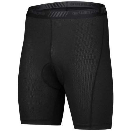 Herren-Radhose Etape Boxer schwarz černá