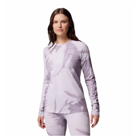 Damen-Funktionsunterhose Columbia Omni-Heat Infinity™ Knit Long sleeve Crew lila Shale Purple Snowflight Tonal
