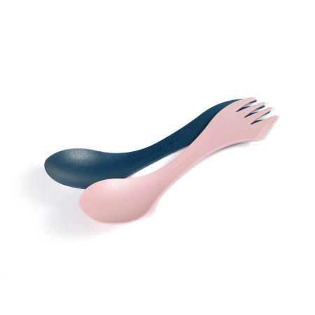 Besteckset Light My Fire Spork Original 2-pack blau/rosa hazyblue/dustypink