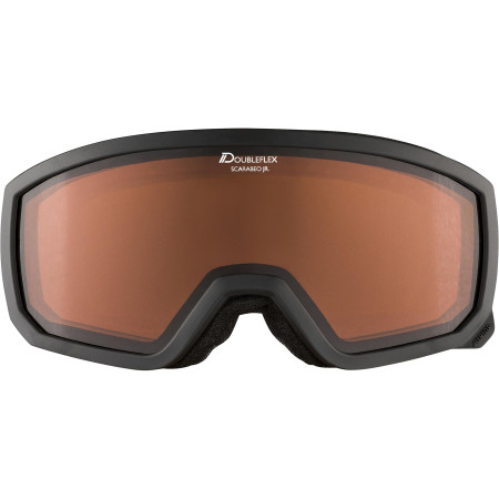 Skibrille Alpina Scarabeo JR. schwarz černá
