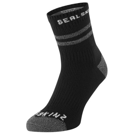 Wasserdichte Socken SealSkinz Mautby schwarz Black