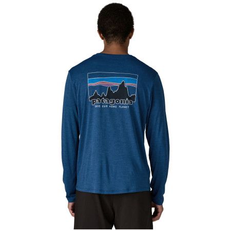 Herren-T-Shirt Patagonia M's L/S Cap Cool Daily Shirt - '73 Skyline