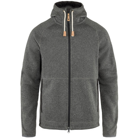 Herren-Sweatshirt Fjällräven Övik Fleece Hoodie M dunkelgrau Dark Grey