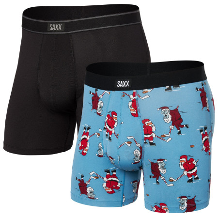 Boxershorts Saxx Daytripper Bb Fly 2 Pk hellblau naughty vs nice/black