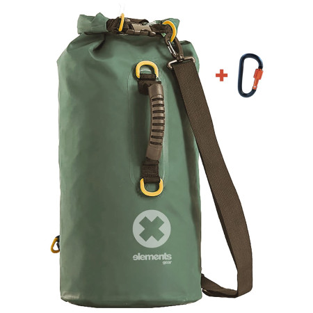 Wasserdichter Packsack Elements Gear Expedition 2.0 - 80L (2 popruhy) grün forest green