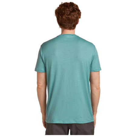 Herren T-Shirt Icebreaker Men Merino 150 Tech Lite SS Tee The Peaks