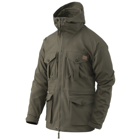 Herrenjacke Helikon-Tex Sas Smock - Duracanvas grün Taiga Green