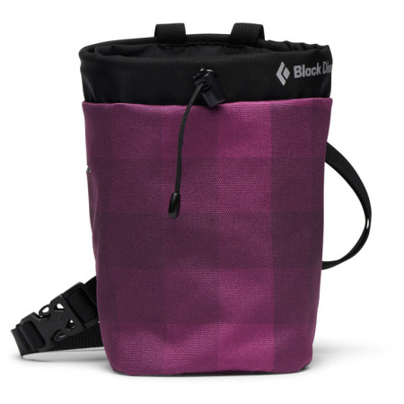 Kreidebeutel Black Diamond Gym Chalk Bag M/L lila/schwarz Purple Square (5021)