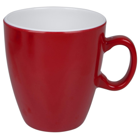 Tasse Bo-Camp Mug melamine 2 rot Red/White