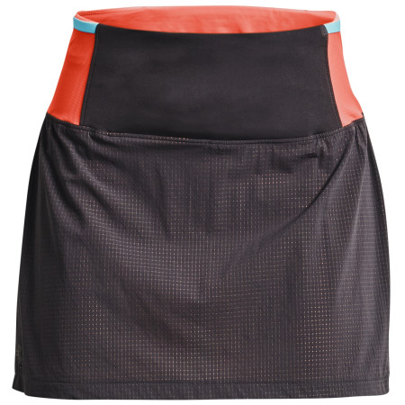 Rock Under Armour SpeedPocket Trail Skirt grau Jet Gray / Electric Tangerine / Reflective