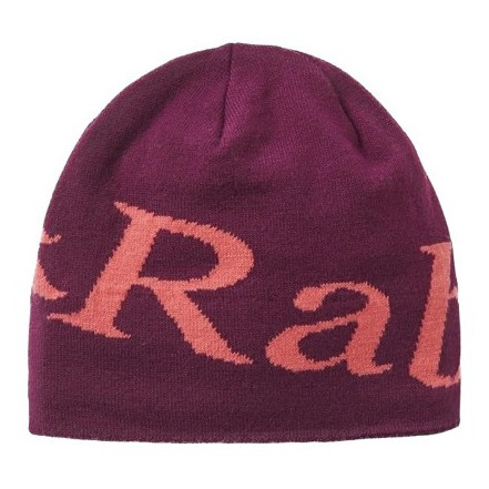 Mütze Rab Rab Logo Beanie weinfarbe