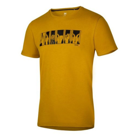 Herren-T-Shirt Ocún Classic T Men Hands In Crack gelb Yellow Dried Tobacco