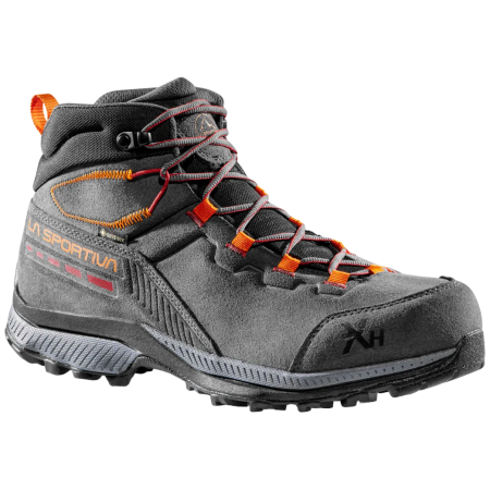 Herrenschuhe La Sportiva TX Hike Mid Leather Gtx grau Carbon/Hawaiian Sun