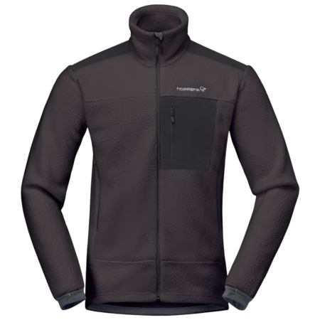 Herren-Sweatshirt Norrona trollveggen warm3 Jacket dunkelgrau Phantom