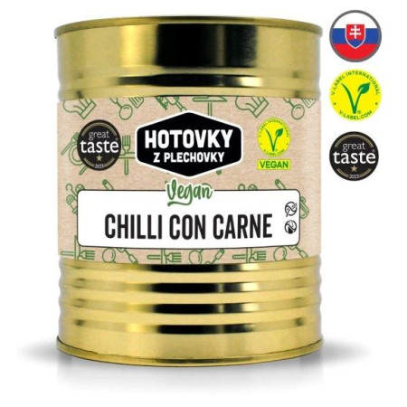 Nahrung Hauptspeise Hotovky z plechovky VEGAN Chilli con carne 800 g
