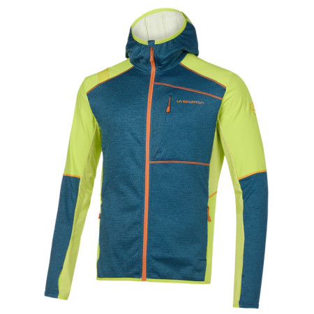 Herren Funktions-Sweatshirt La Sportiva Existence Hoody M blau/gelb Storm Blue/Lime Punch