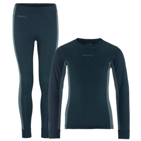 Kinder-Funktionsunterwäsche Craft CORE Dry Baselayer Junior blau Blaze/Orion
