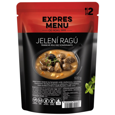 Fertigessen Expres menu Hirschragout 600 g