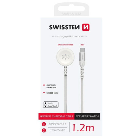 Lade- und Datenkabel Swissten Wireless charging cable for Apple Watch 1,2 m