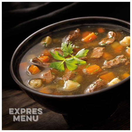 Suppe Expres menu Rinderbrühe mit Gemüse