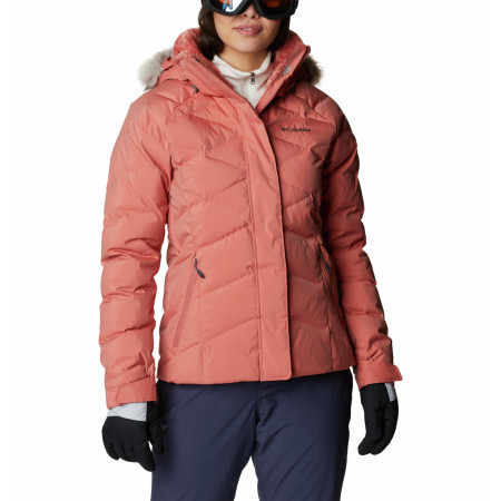 Damen-Winterjacke Columbia Lay D Down™ II Jacket rosa Dark Coral Sheen