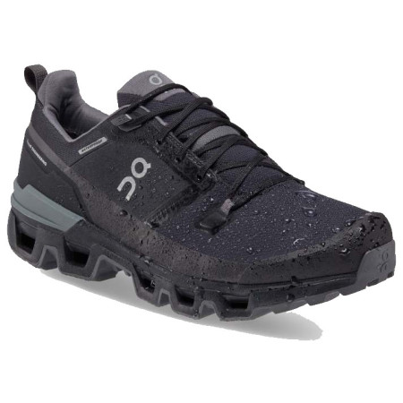 Wanderschuhe On Running Cloudwander Waterproof schwarz Black/Eclipse