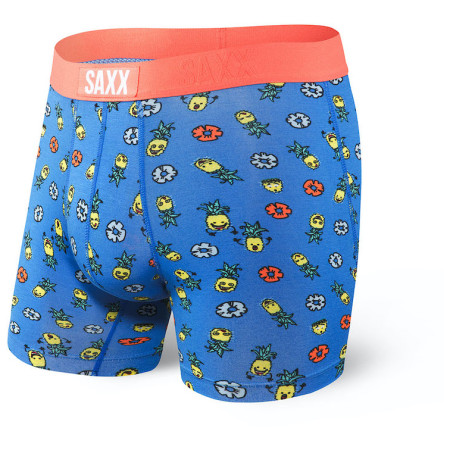 Boxershorts Saxx Vibe Boxer Brief türkis BluePineappleBash