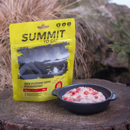 Dessert Summit to Eat Milchreis mit Erdbeeren