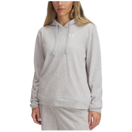 Damen-Sweatshirt Under Armour Rival Terry Hoodie grau Mod Gray Light Heather / / White