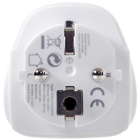 Adapter LifeVenture World to Europe Travel Adaptor