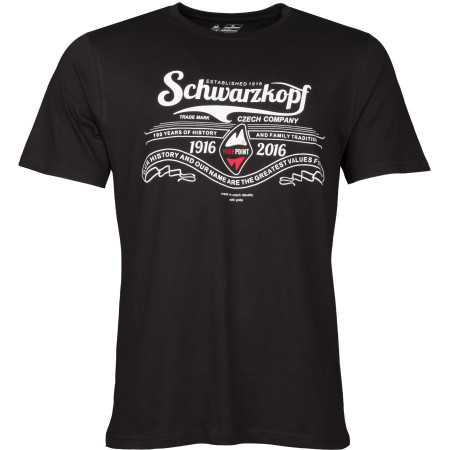 Herren-T-Shirt High Point Schwarzkopf T-shirt schwarz Black