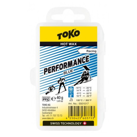 Wachs TOKO Performance blau 40g TripleX