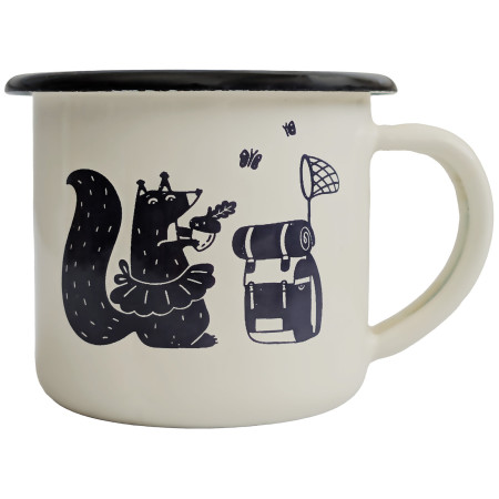 Tasse 4camping Squirrel Cup beige beige
