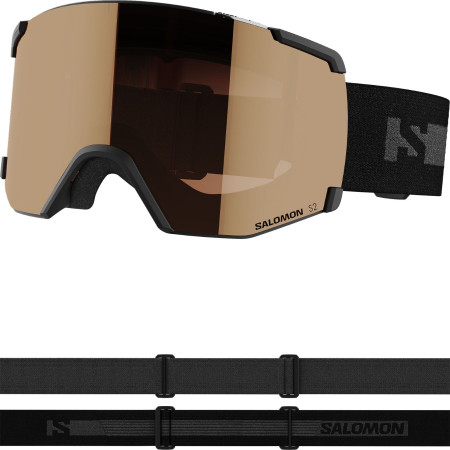 Skibrille Salomon S/View Access schwarz/grau Black