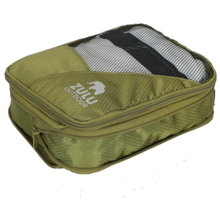 Reise-Organizer Zulu Compression Cube S grün green